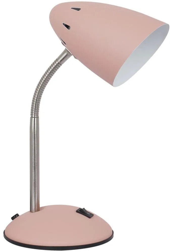 Italux ITALUX MT-HN2013-PINK+S.NICK - Asztali lámpa COSMIC 1xE27/40W/230V rózsaszín IT0509