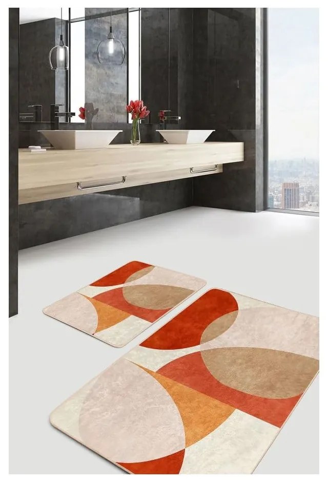 Bársony fürdőszobai kilépő szett 2 db-os 60x100 cm – Mila Home