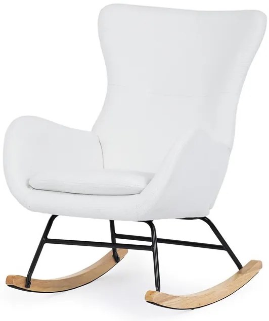 Fehér Szövet Hintaszék. AK-376 WT2