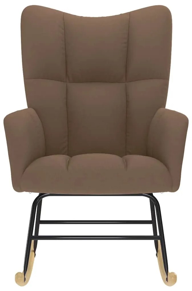 barna szövet hintaszék