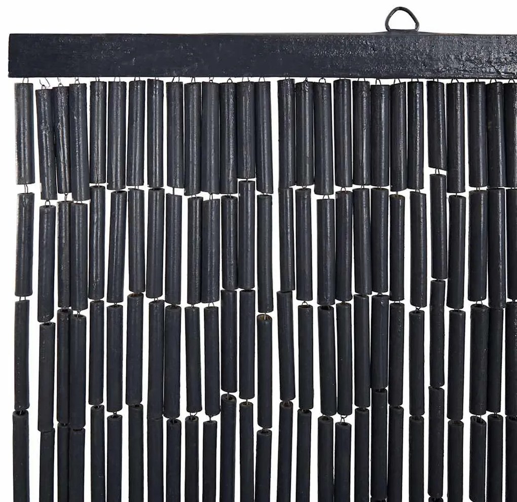 rovarhálós ajtófüggöny Sötét szürke 100x200 cm bambusz