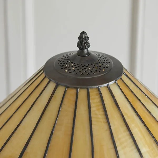 Endon 64192 - Tiffany JAMELIA állólámpa 2xE27/60W/230V átmérő 50 cm