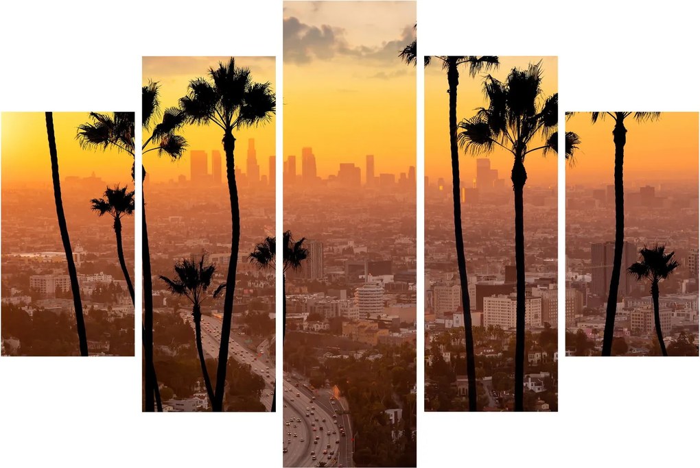 Kép - Los Angeles panorámája (150x105 cm)