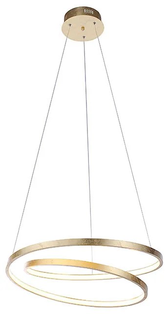 Design lógólámpa arany 55 cm beépített LED-del, dimmerrel - Rowan