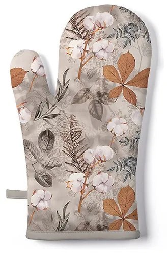 Cotton edényfogó kesztyű 18x30cm, 100% pamut