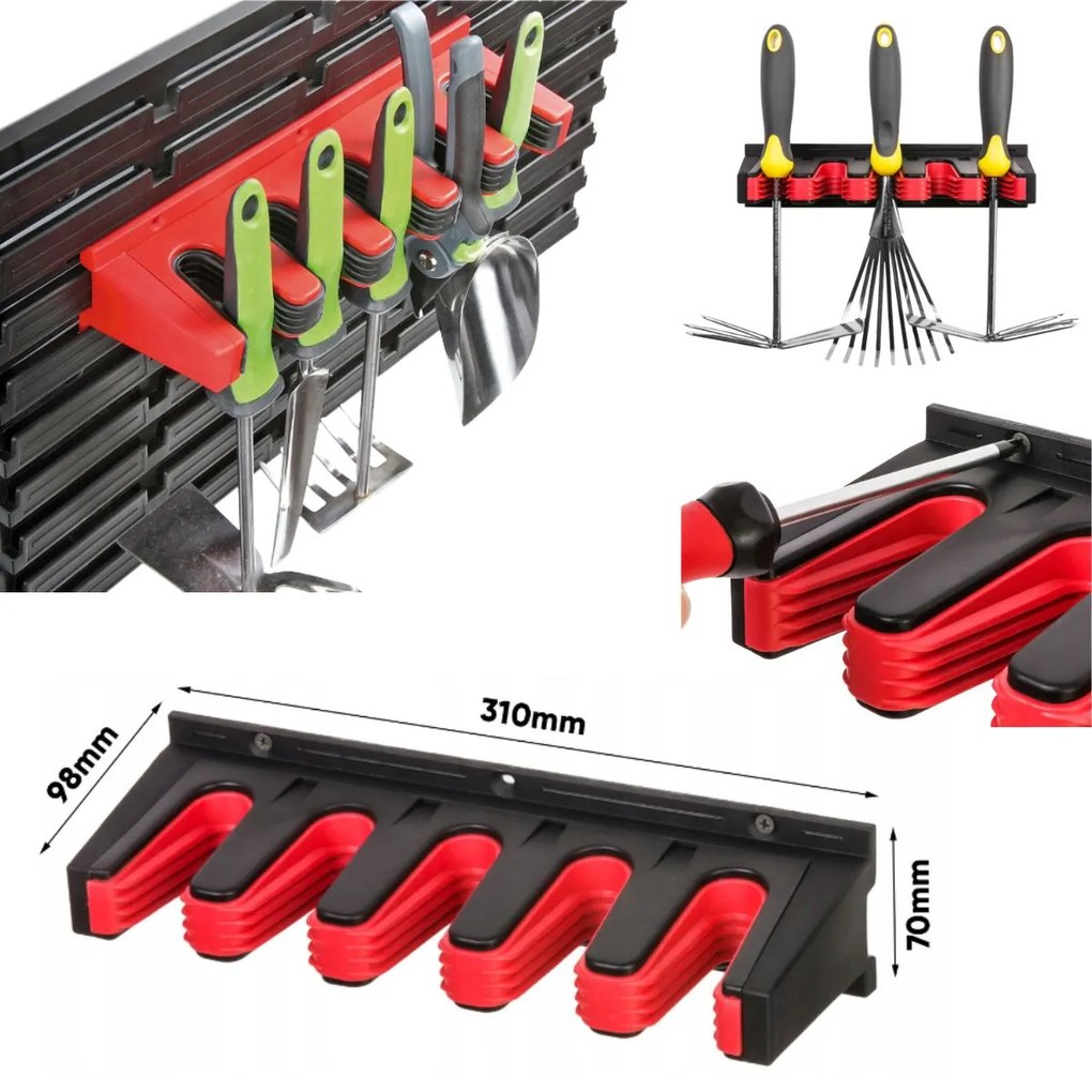 Kistenberg Akasztótartó MULTI HOLDER 310x98x70 fekete