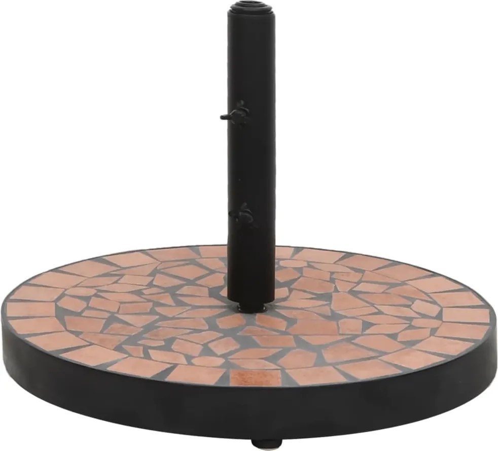 vidaXL terrakotta kerek napernyő talp 12 kg