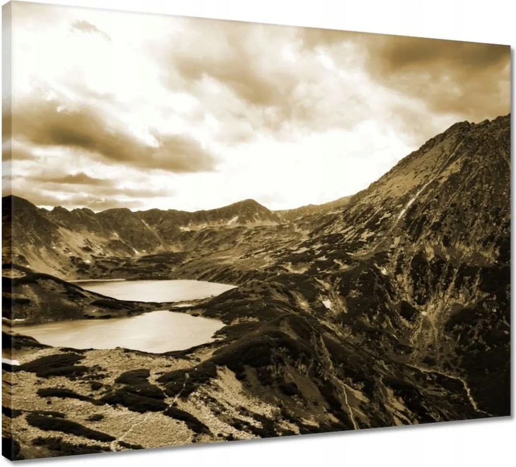 Vászonkép 50x40 Tátra Lengyel hegyek Kilátás