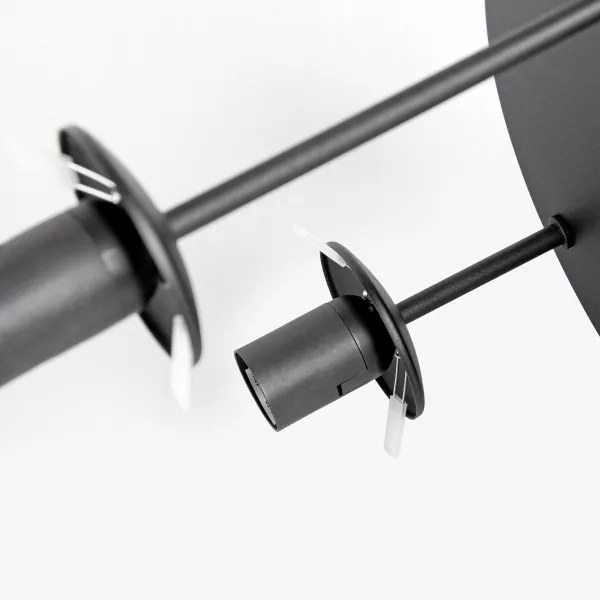 Felületre szerelhető csillár MOONLIGHT 3xE27/15W/230V fekete