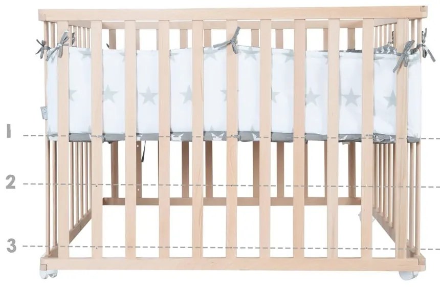 Natúr színű járóka 100x100 cm – Roba