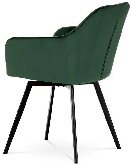 Zöld Bársony Étkezőszék. DCH-425 GRN4