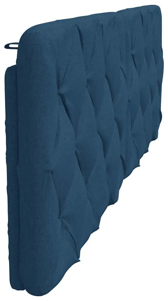 kék szövet fejtámla párna 180 cm