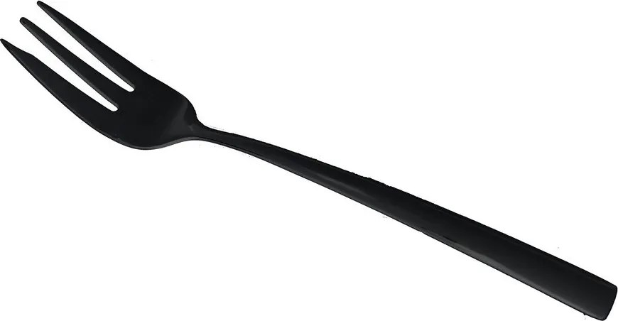 Fekete rozsdamentes acél desszertes villa szett 2 db-os Black – Orion