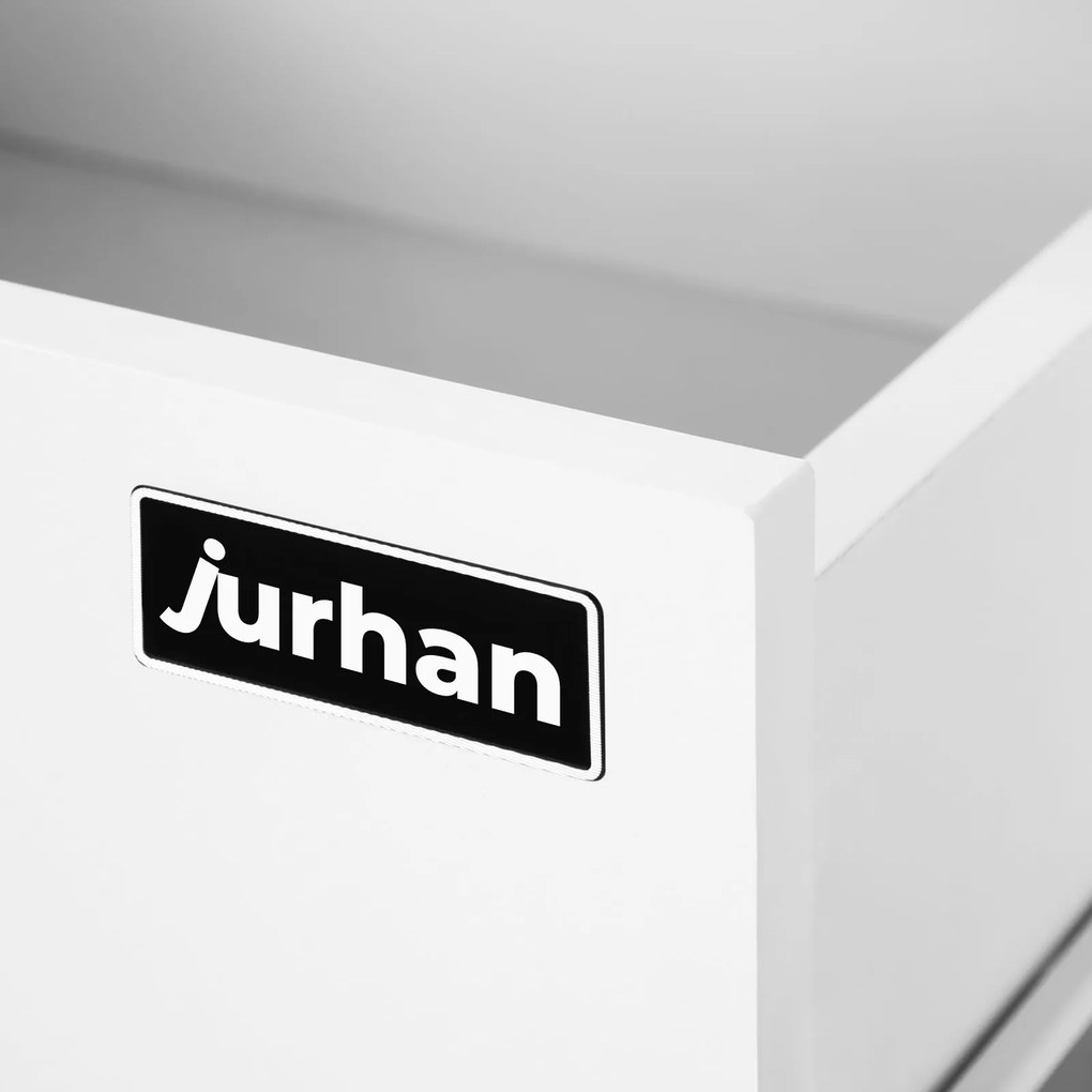 LUCIA fésülködőasztal, 108x40x140cm, fehér Jurhan