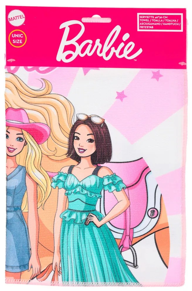 Barbie Country kéztörlő, arctörlő, törölköző 40x30 cm
