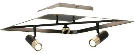 LED Dimmelhető mennyezeti lámpa LED/70W/230V 3000-6500K fekete + távirányítás