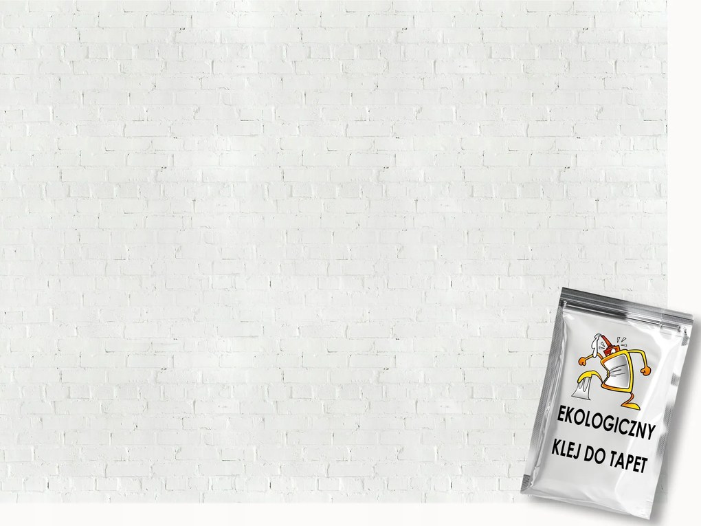 Fotótapéta Flizelina Tégla szerkezet Fehér fal Fal 300x210 ragasztó