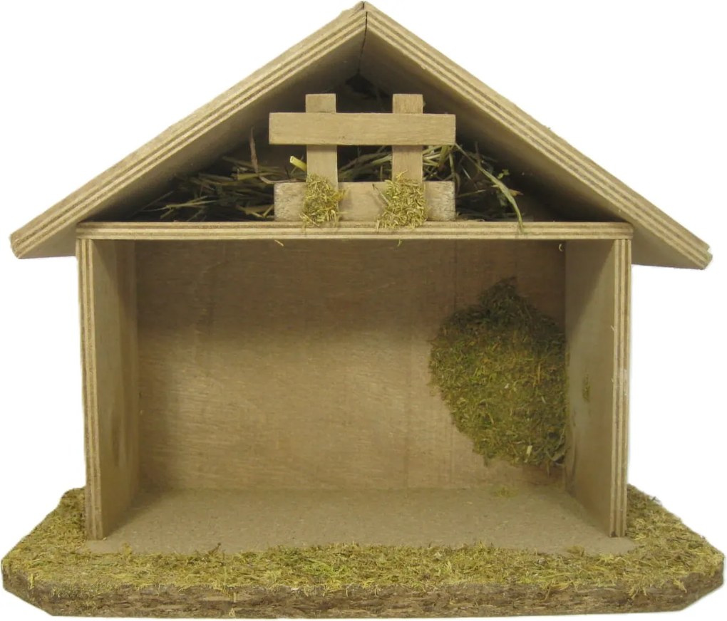 Karácsonyi Betlehem *állvány* 29x15x24cm- 11cm magas figurákhoz