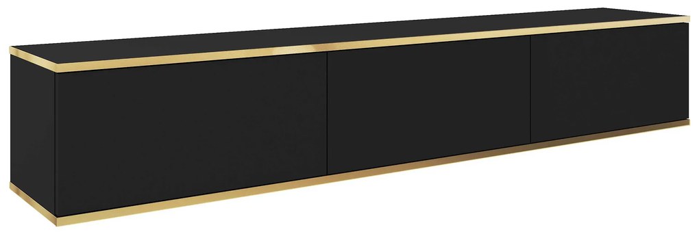 PM ORO RTV175 fali tévés szekrény - fekete