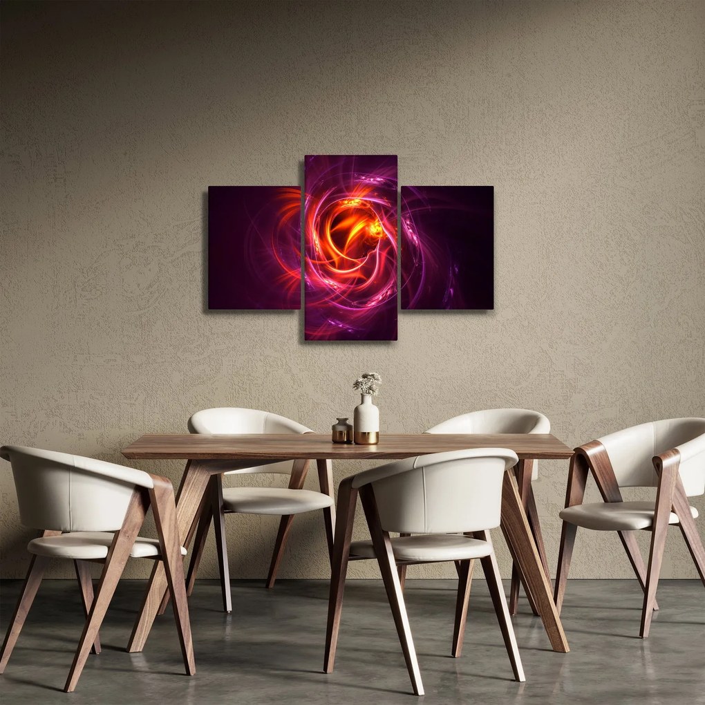Ragyogó modern absztrakció képe (90x60 cm)