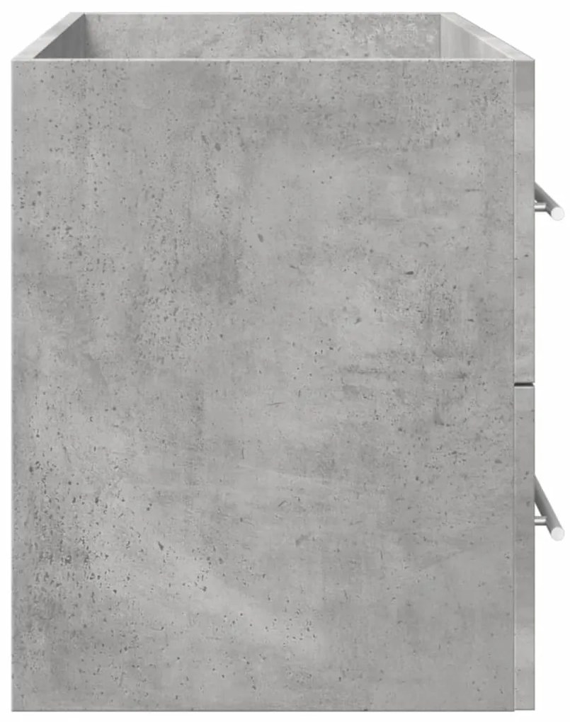 kézműves tölgy színű szerelt fa mosdószekrény 80 x 38,5 x 48 cm