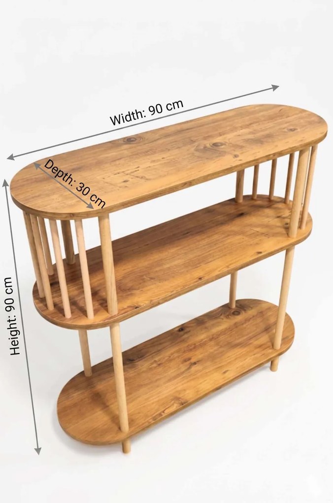 Komód, fenyő, 90 cm – Peka-0119