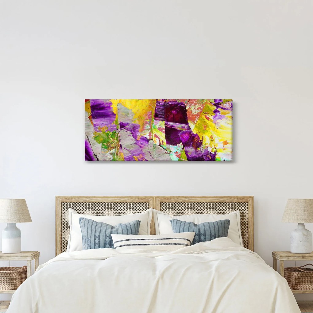 Absztrakció kép - festmény (120x50 cm)
