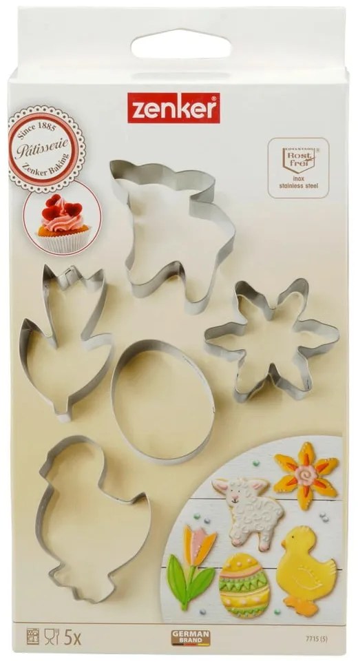 Spring 5 db-os húsvéti kiszúró készlet - Zenker