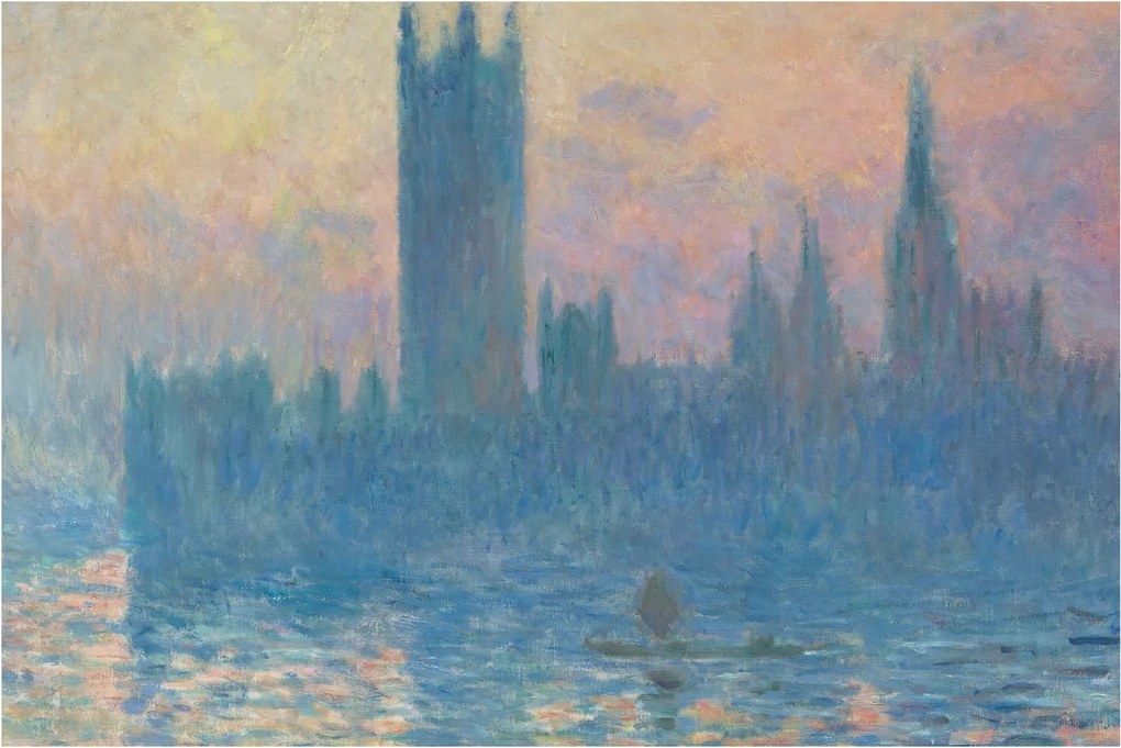 Kép - Claude Monet, The Houses of Parliament, Sunset, reprodukciók (90x60 cm)