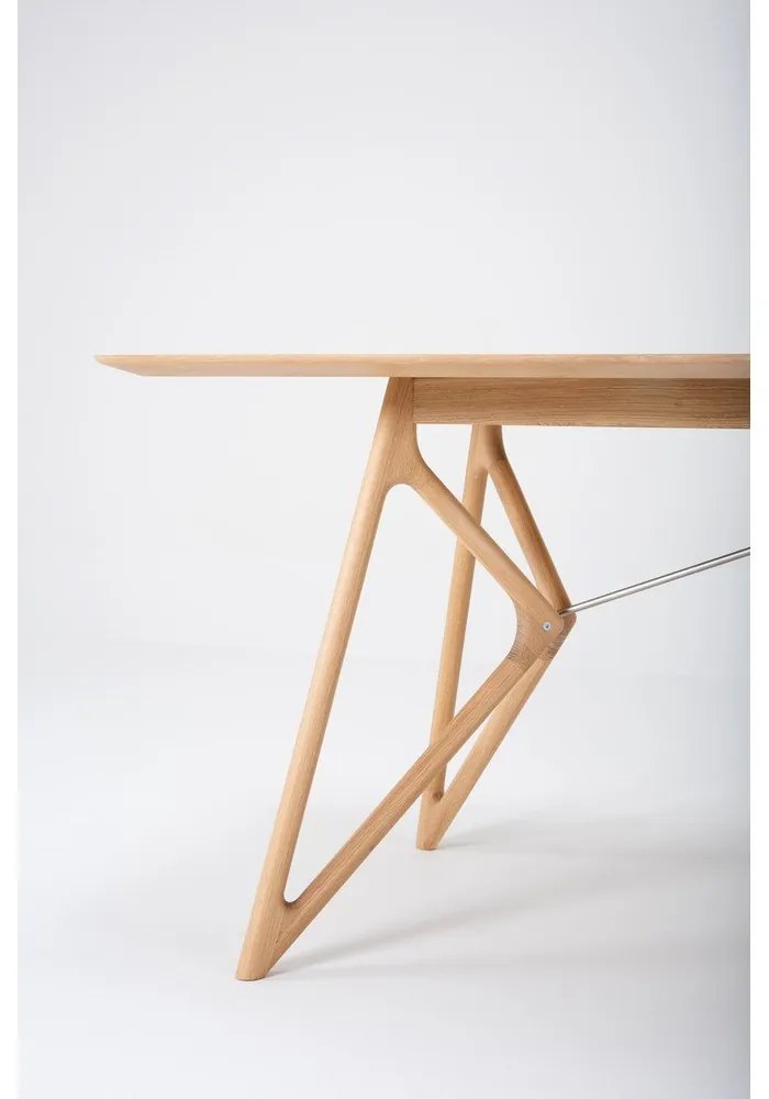 Étkezőasztal tölgyfa asztallappal 240x90 cm Tink - Gazzda