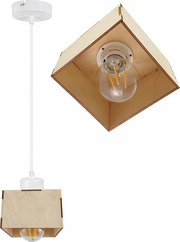 Mennyezeti Lámpa lógó túlnyúlás csillár loft Fa 1