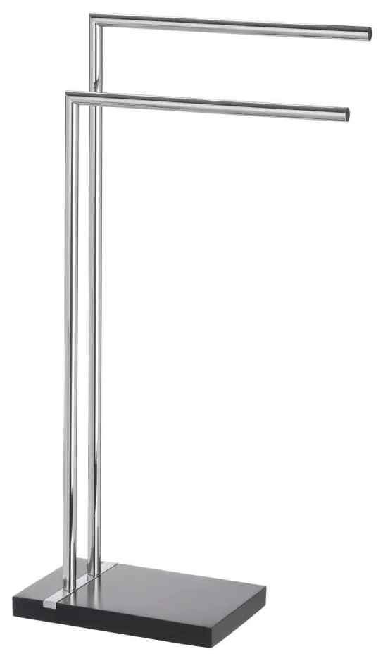 WENKO 20461100 - NOBLE törölközőtartó 45,5x82 cm króm/fekete