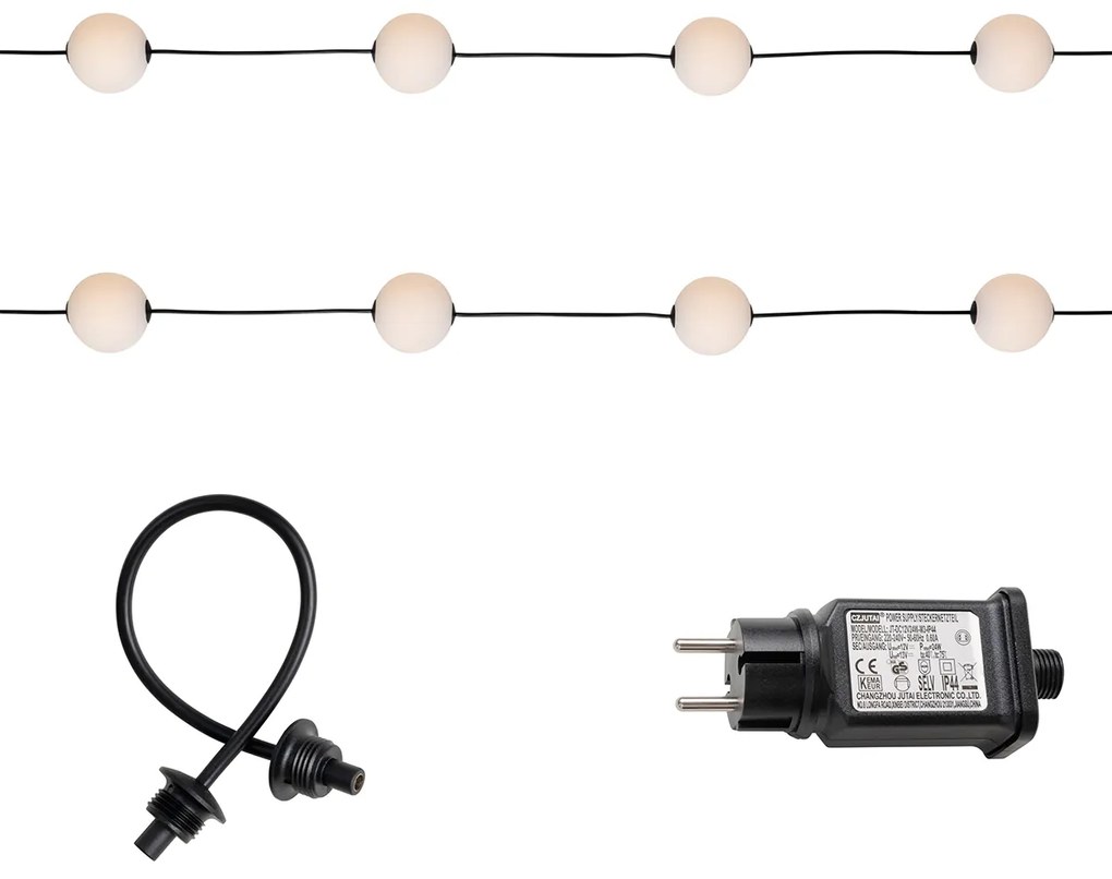 Modern kültéri szalagvilágítás 16M LED-del, 28 lámpás - Malai