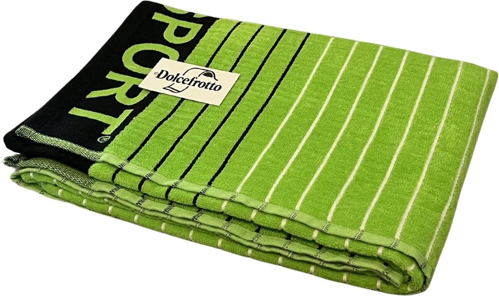 SPORT Strandtörölköző zöld 165x90cm