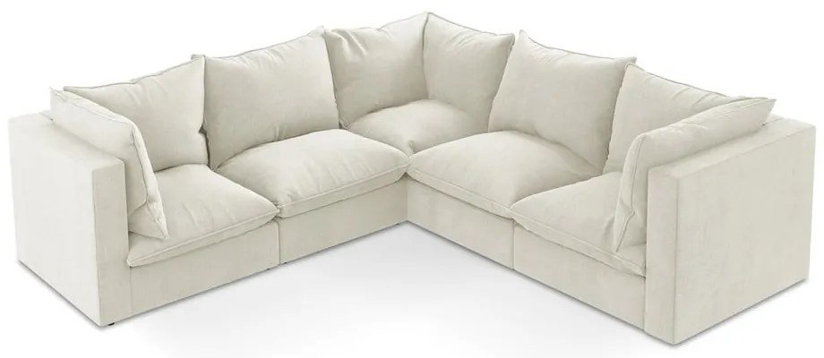 Bézs sarokkanapé Manao – Makamii