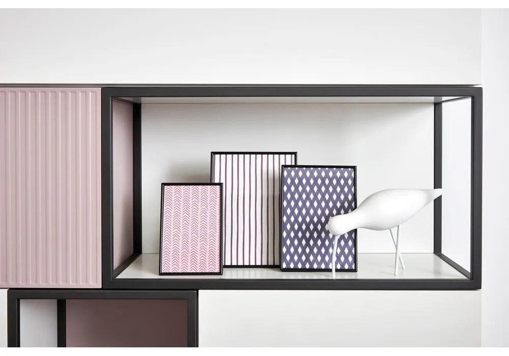 Fekete fém álló-fali képkeret 11x16 cm Sweet Memory – Zilverstad