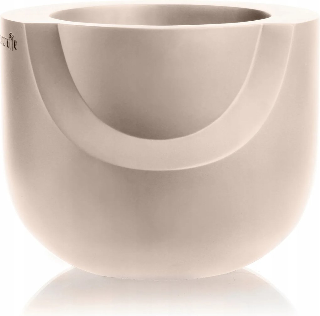 Virágtartó Cut My Side Light Beige Poli 13 cm Virágtartó