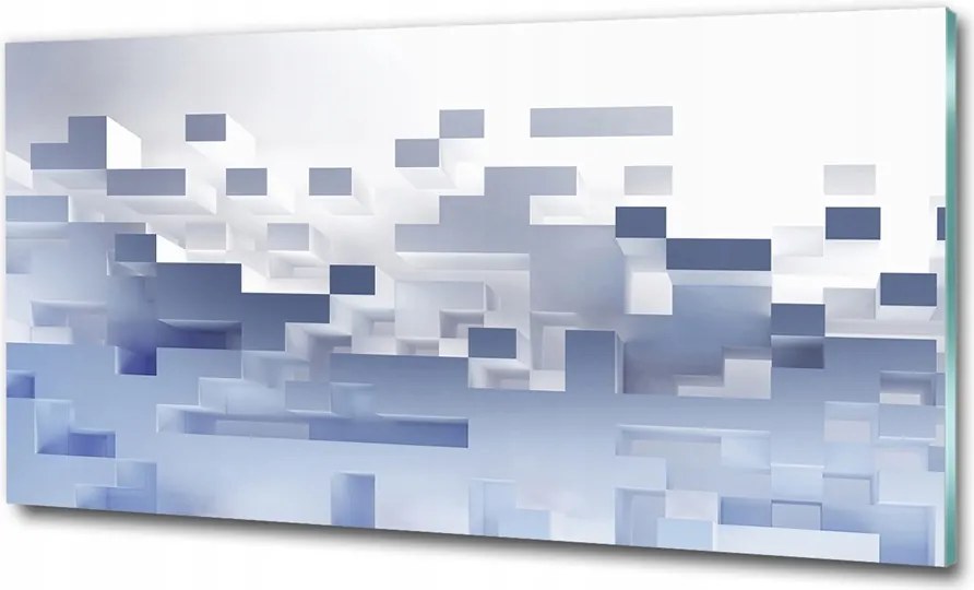 Fotó-üvegkép Absztrakt kocka 125x50