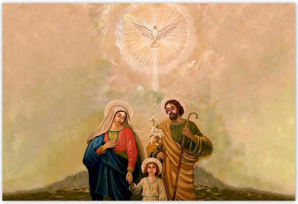 Poszterek 200x135 Szent Család József Mária