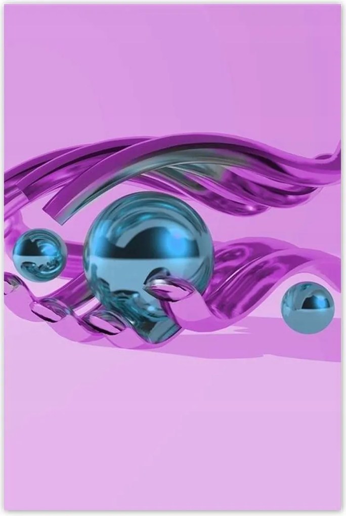 Poszterek 80x120 Lila illusztráció