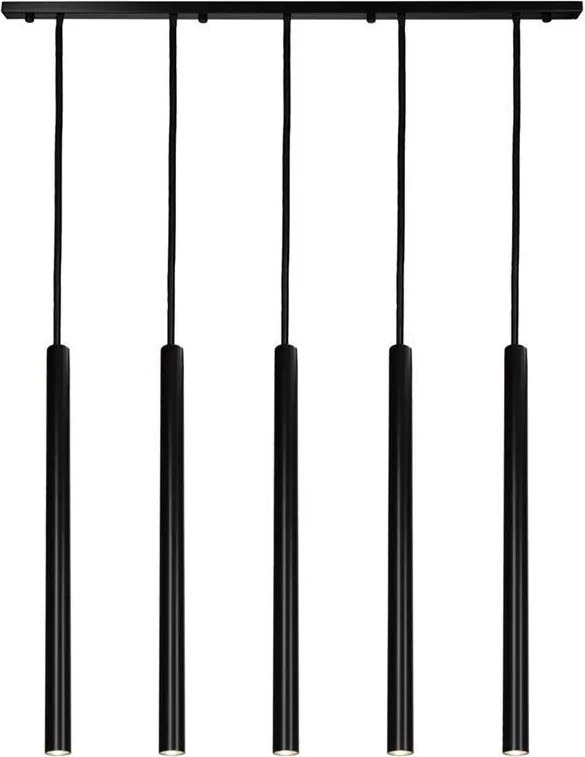 ANTIGO 5528 YABU Hengeres Függesztett Lámpa Fekete GU10 IP20