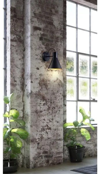 Fali lámpa MORE 1xE27/40W/230V fekete