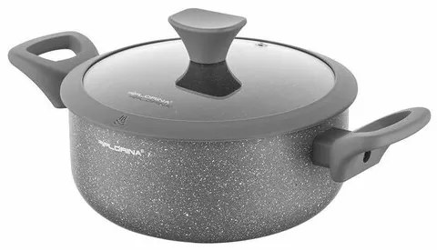 Florina Alumínium pot with lid by Mateusz Gessler,20 cm, 2,3 l, 20 cm átmérőjű