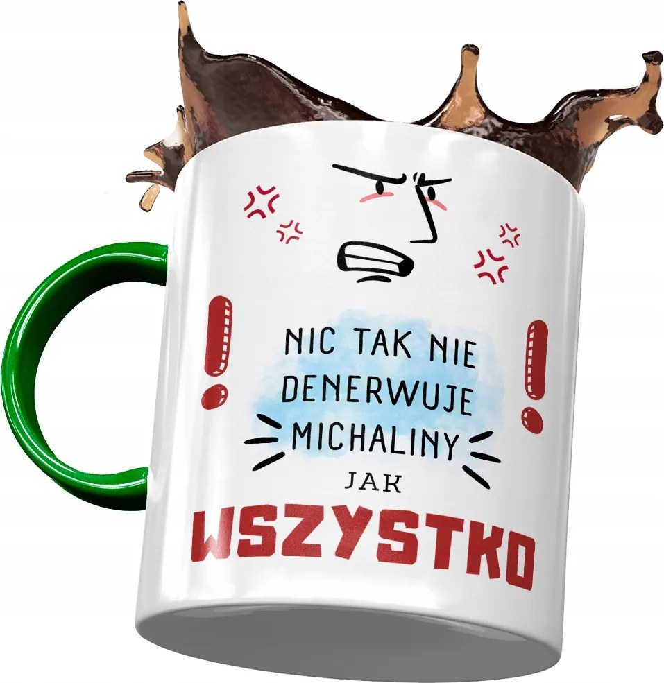 Zöld Bögre Mihály Barátnőknek Ajándék Nyomtatott Fotóval