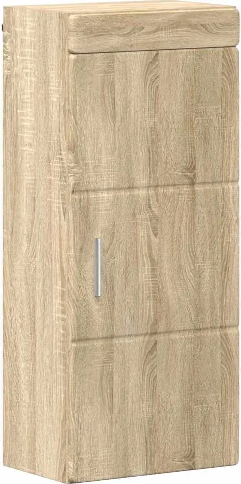 vidaXL Fürdőszobai faliszekrény TULUM Sonoma tölgy 37 x 24,5 x 86 cm