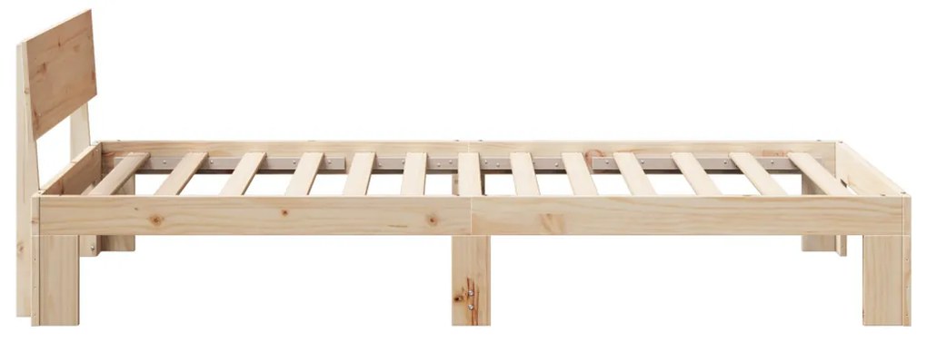 Ágykeret fejtámlával 80x200 cm Tömör fenyőfából
