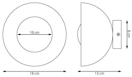 Fali lámpa BIBI 1xG9/8W/230V narancssárga