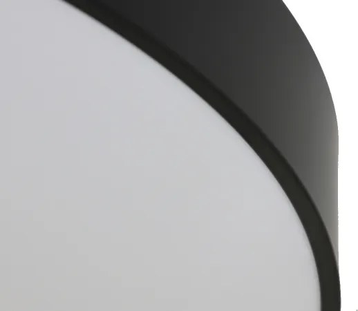 LED mennyezeti lámpatest LED/200W/230V 3000/4000/6500K átm. 100 cm fekete