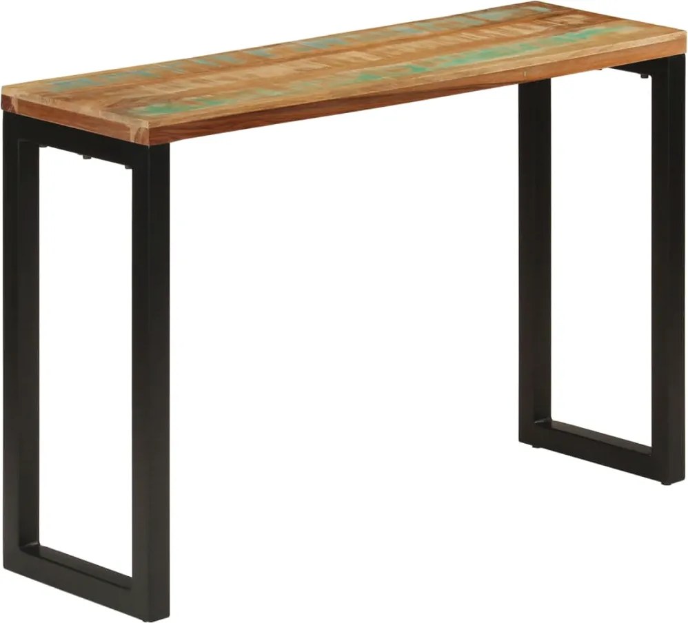 vidaXL tömör újrahasznosított fa tálalóasztal 110x35x75 cm
