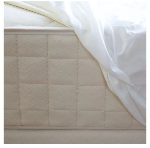 EMI fehér vízálló gumis lepedő, 120x200-as lap